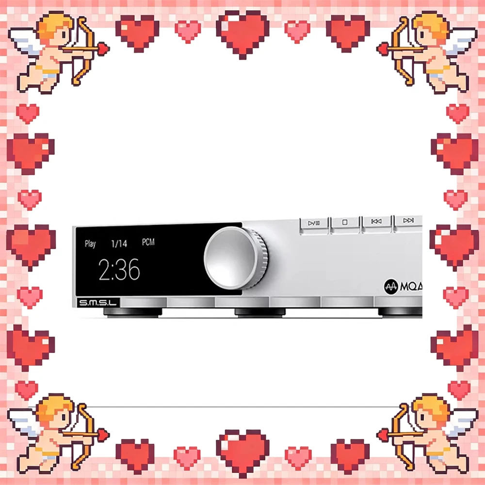 

SMSL PL200T CD Player Sound Lossless Sound Quality Cd Player Output Coaxial Fiber AES EBU Support MQA Full Decoding For Gifts