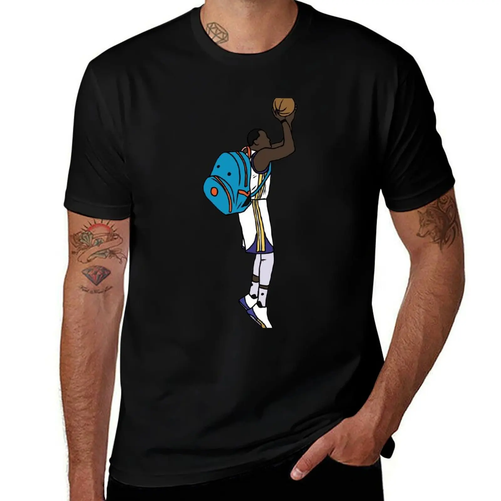 

Draymond Green Backpack Jumpshot T-Shirt t shirt custom print man t shirts for men casual essential t shirt T-shirt