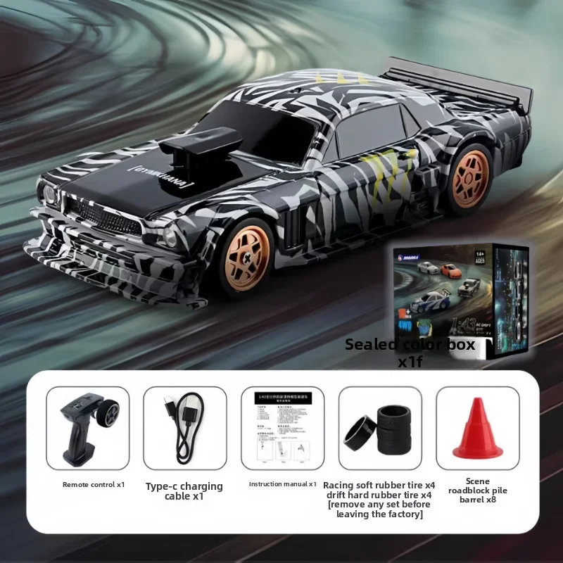 

4WD RTR 1/43 RC Скоростной автомобиль с полным приводом Радиоуправление 2,4 г Мини-гоночный дрифтинг-автомобиль Игрушки Высокоскоростная модель в подарок для мальчиков