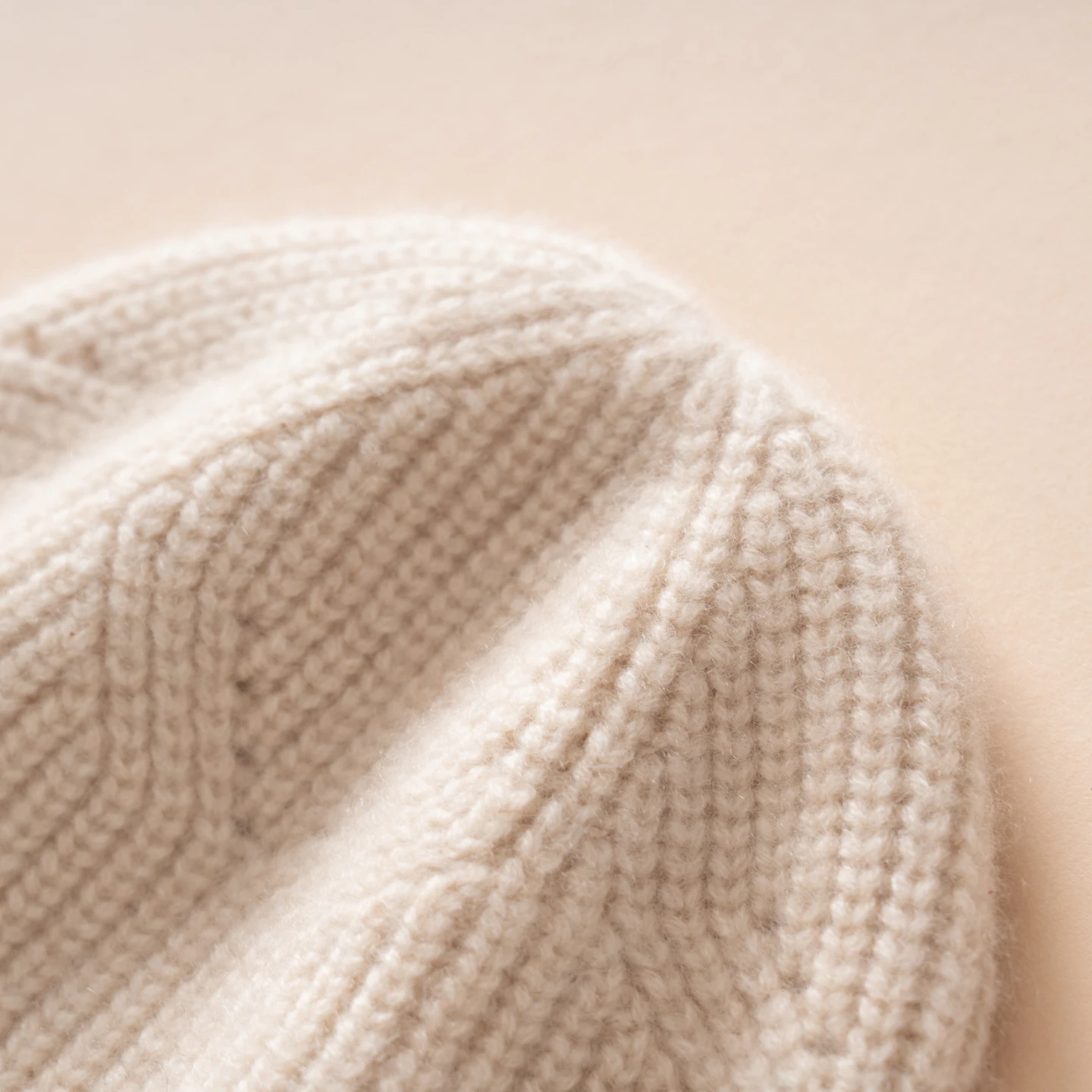 MERRILAMB 100% Cashmere Beanie Hat For Women Casual Outdoor Winter Hat Solid Soft Thicken Warm Cap Cashmere Knitted Skull Cap