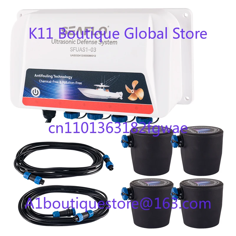 Système antisalissure ultrasonique SEAFLO pour bateaux/yacht-prévention des barrages, carburant E**** bristes, solutions de nettoyage marin