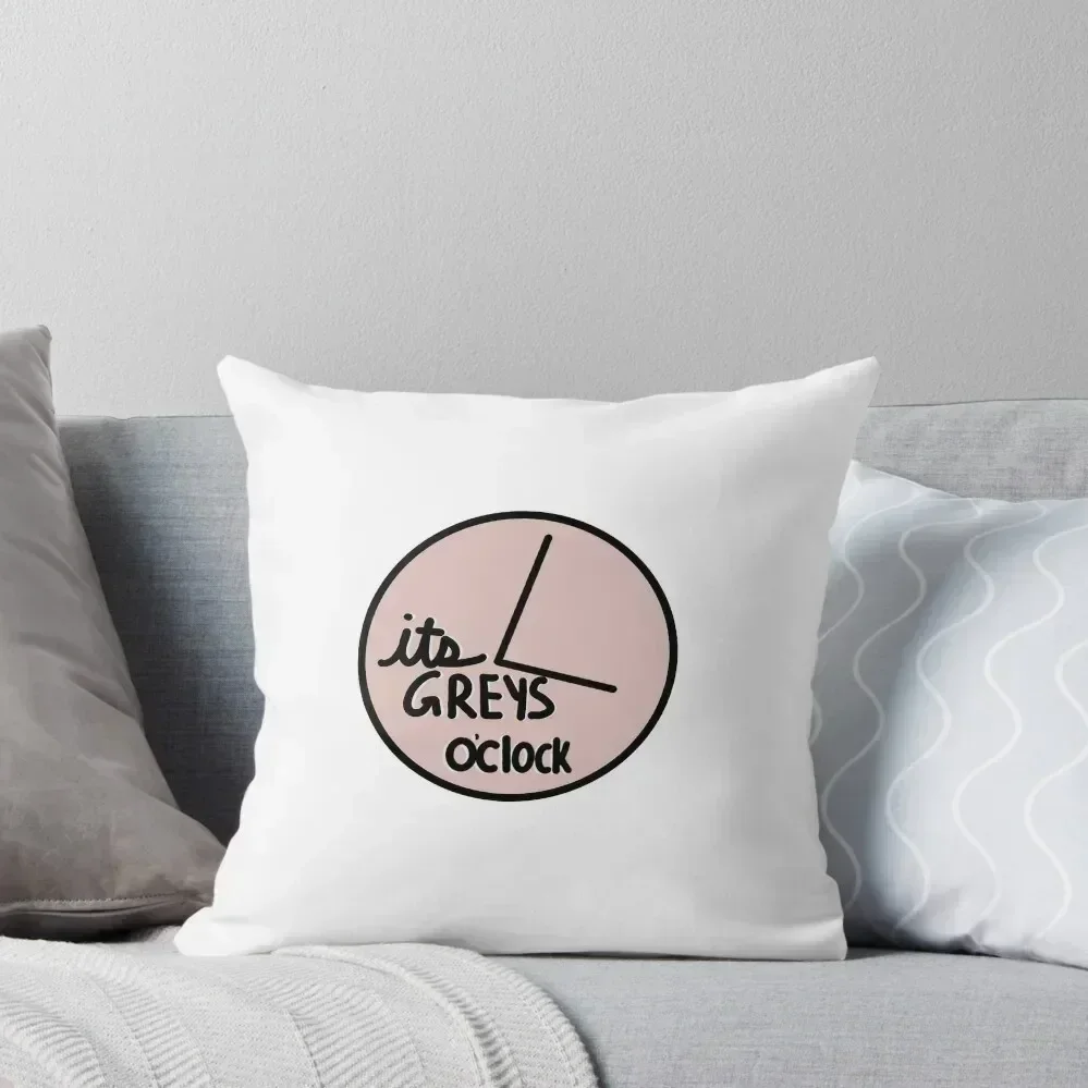 

It’s Greys O’clock Throw Pillow ornamental pillows for living room Couch Pillows Christmas Pillows Ornamental Pillow pillow