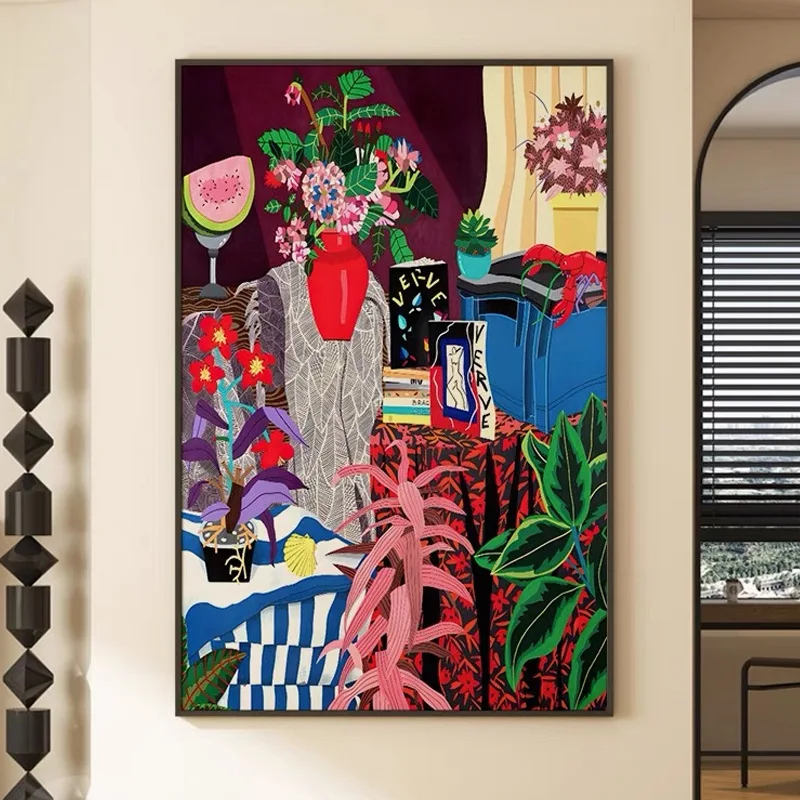 Abstract Niche Art Decorative Painting Living Room Background Wall Hanging Painting Minimalist