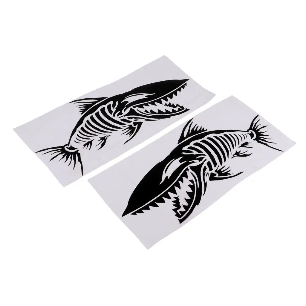 Universal Skeleton Fish Bone Sticker Waterproof Marine PVC Decal for Kayak Accessories Canoe Dinghy Truck Window