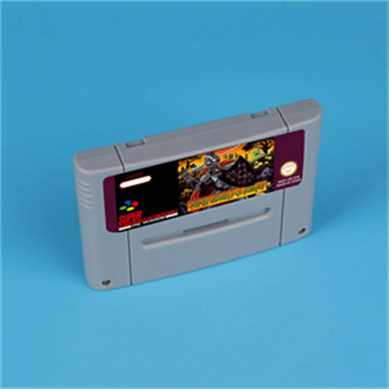 for Super Ghouls'n Ghosts 16bit game card for EUR PAL version SNES video game console