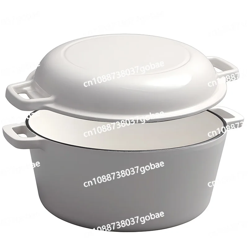 

Трансграничный чугунный эмалированный горшок для выпечки хлеба, эмалированный бинауральный горшок