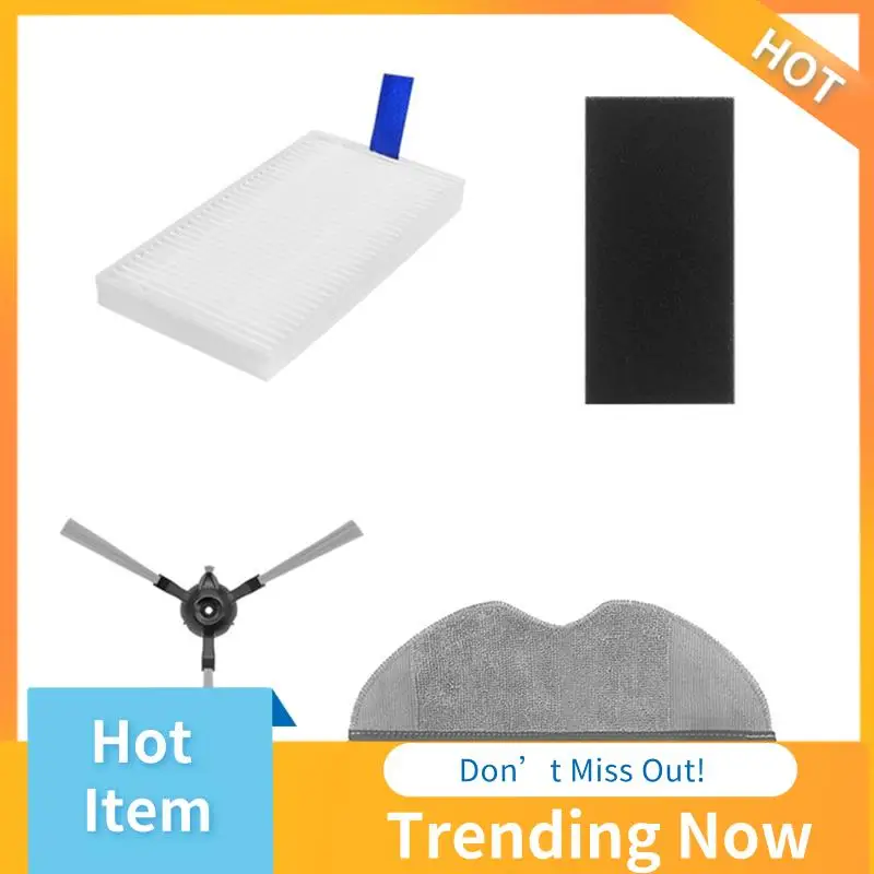 

BBNV-14PCS For Xiaomi E5 C108 Robot Vacuum Cleaner Parts Washable Side Brush Mop Cloth Filter Replacement Parts