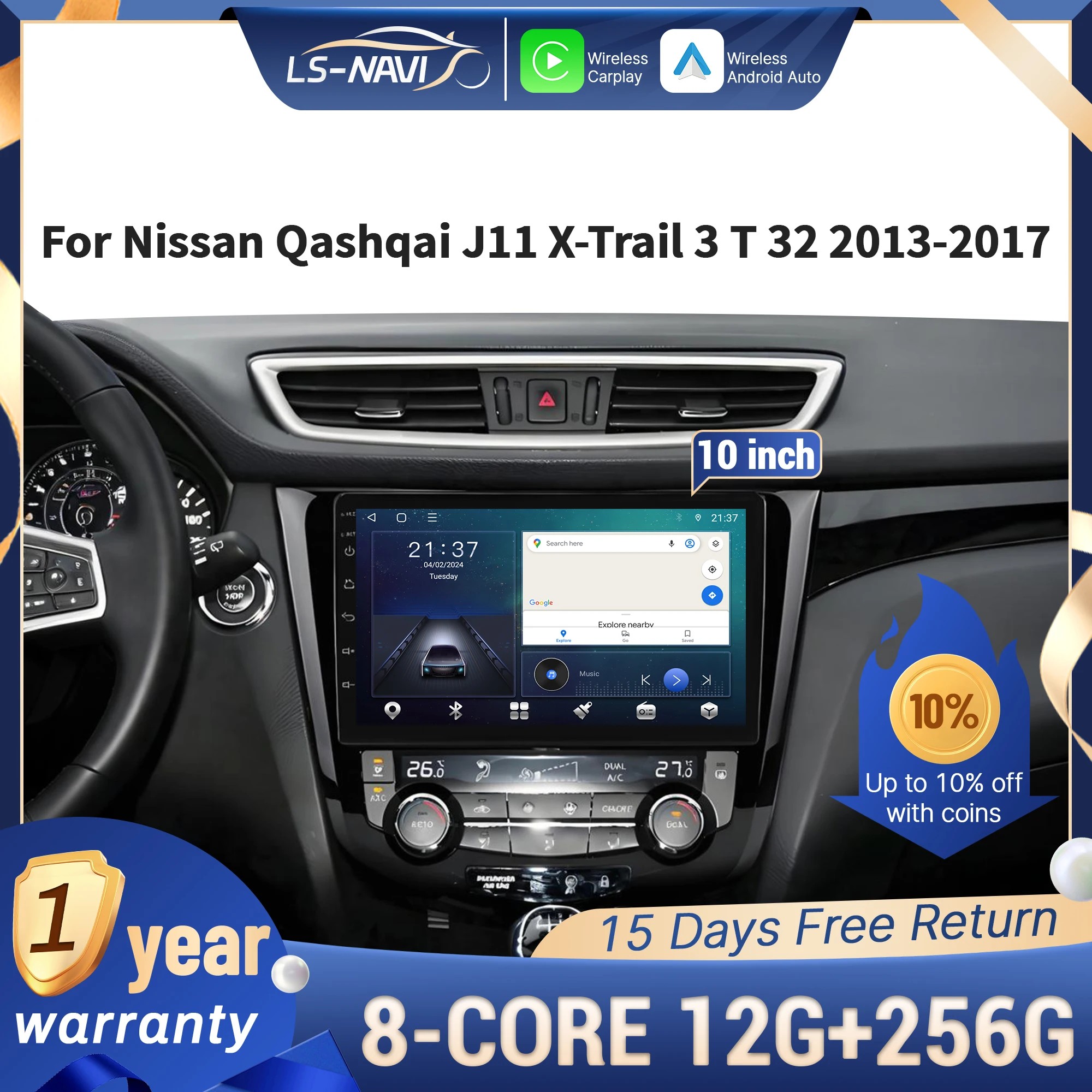 For Nissan Qashqai …