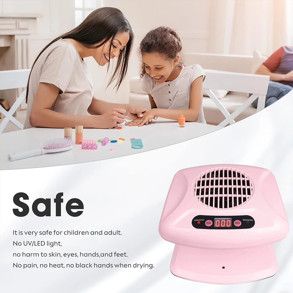 LINMANDA Advanced Automatic Sensor Nail Polish Dryerhot And Cold Air Nail Dryersnail Polish Dryer Infrared Induction Air Dryer