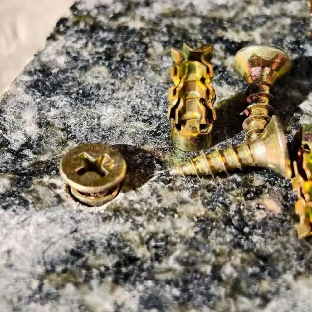 New 6×14mm Self Tapping Screw Metal Short Expansion Screw Serrated Hollow Wall Anchors Concrete