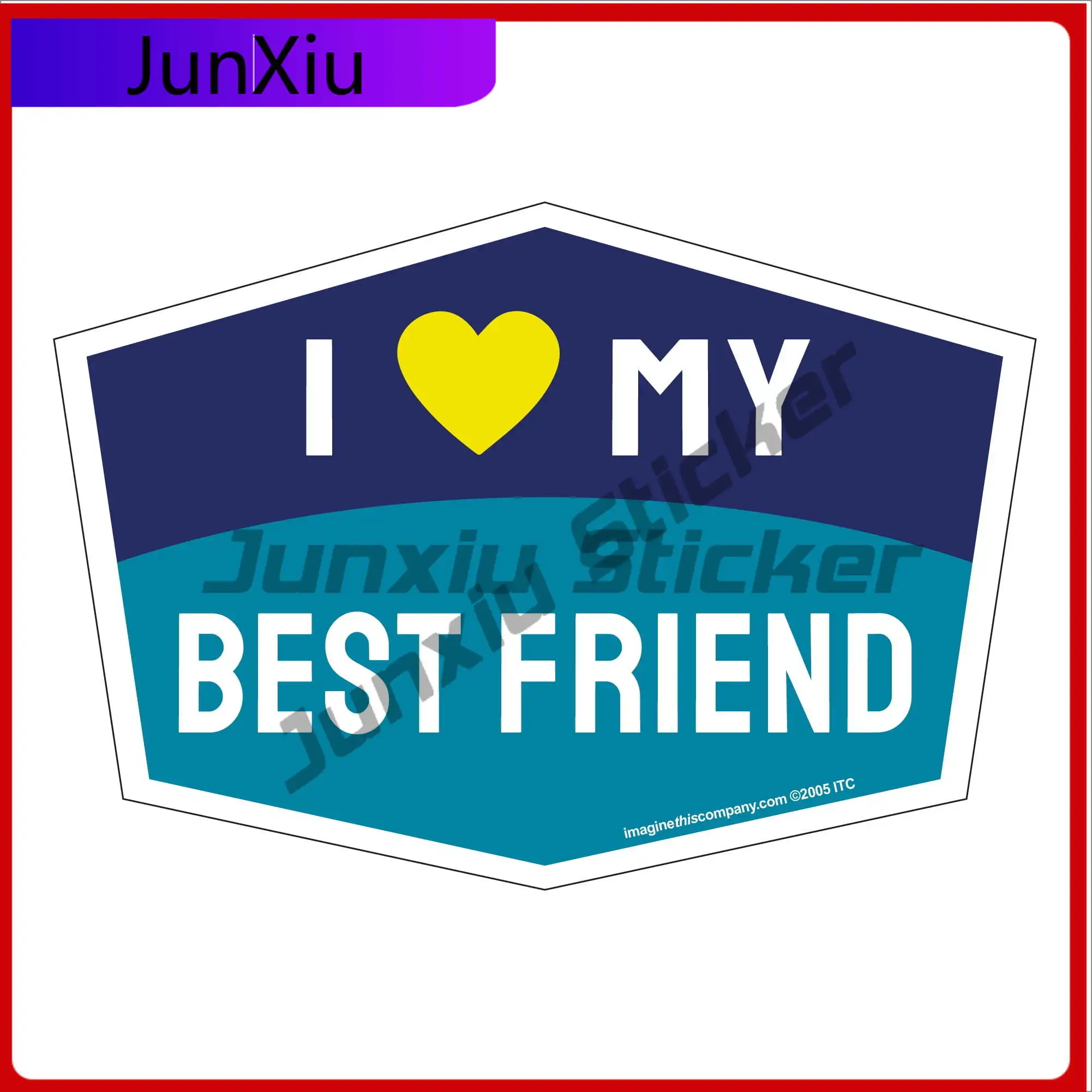 

I Love My Best Cool Car Laptop Boat Bumper Truck Boat Motor Home Decoration Cute Cute Retro Retro Unique Cool Cool Trendy