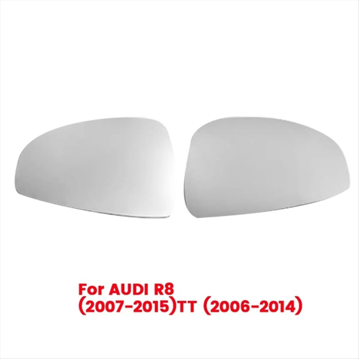 11-Car Rearview Mirror Glass with Heated for Audi TT 2006-2014 R8 2007-2015 Side Wing Mirror Glass Lens
