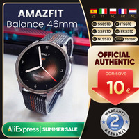 Amazfit Balance 46mm Smartwatch 1.5'' AMOLED Display 14 Days Battery Life 150+ Sports Modes For Android iOS Phone Zepp OS 3.0