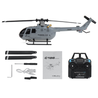 Eachine E120 2.4G 4CH 6-Axis Gyro Optical Flow Localization Flybarless BO-105 Scale RC Helicopter RTF