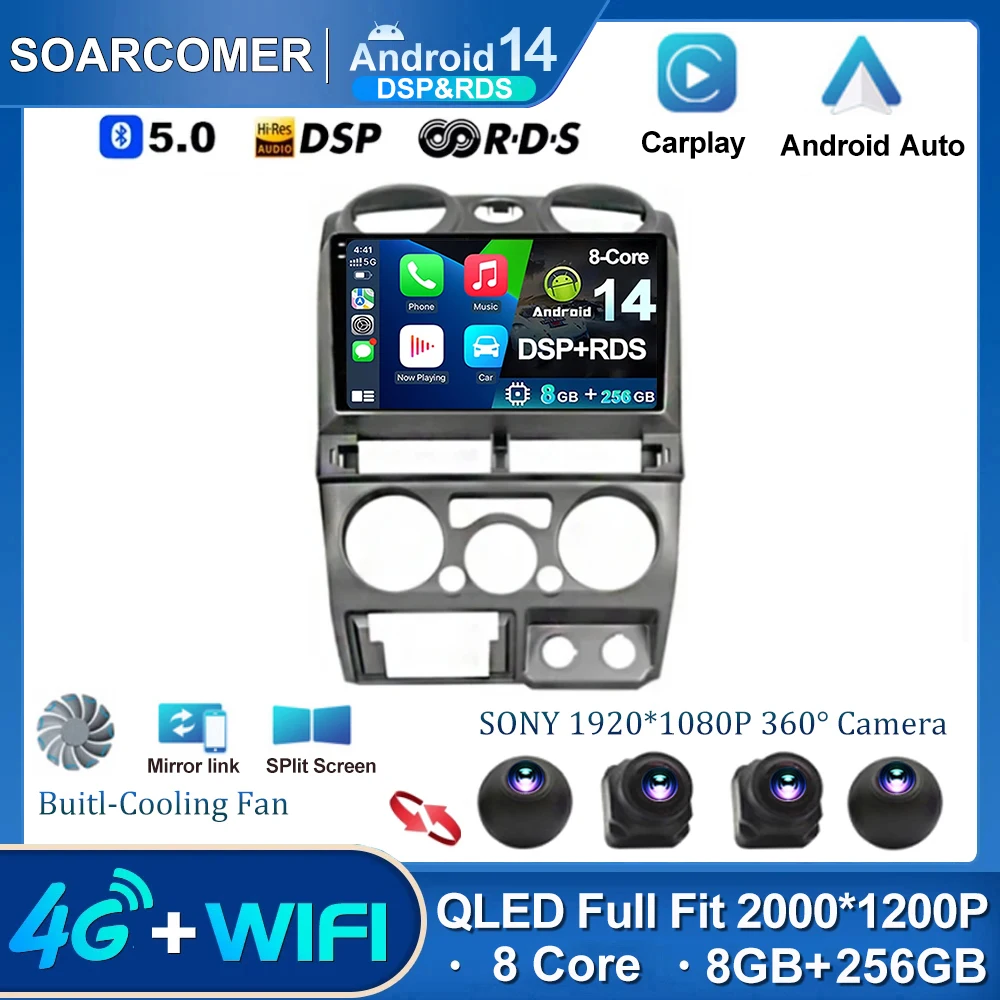 

Android 14 Car 4G WIFI BT Autoradio Radio For Isuzu D-Max DMAX 2007 2008 2009 2010 2011 GPS Navigation No 2 Din DVD Player