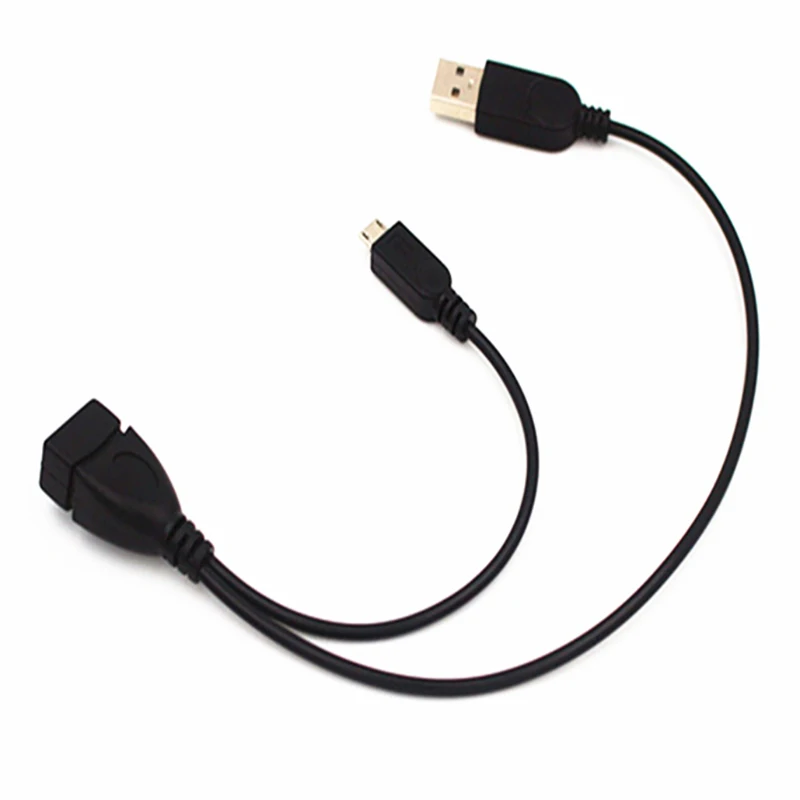 อัพเกรดสาย Micro-USB เป็น USB 1 เส้นพร้อม USB สําหรับอุปกรณ์อิเล็กทรอนิกส์ที่มี OTG
