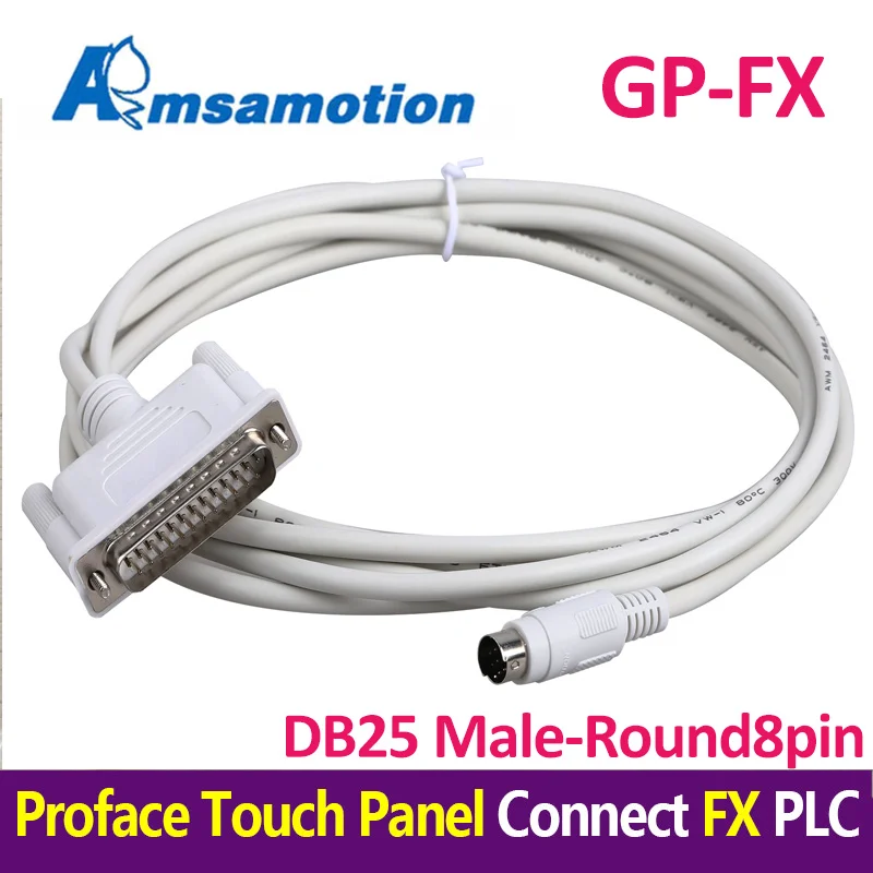 GP-FX CA3-CBLFX For Proface GP3000 GP2000 GP2500 Touch Panel Connect to Mitsubishi FX3U/FX2N/FX1N Series PLC DB25 Pin Cable