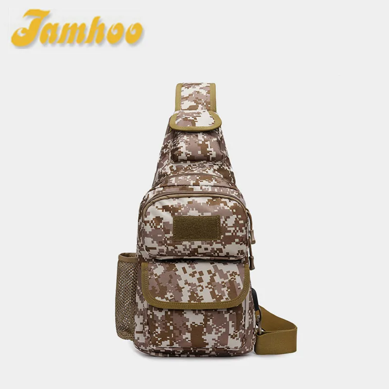 

Jamhoo Men Outdoor Sports Fishing Tackle Bag Chest Pack Multifunctional Shoulder Crossbody Bag Storage Multi-Purpose Fishing Bag