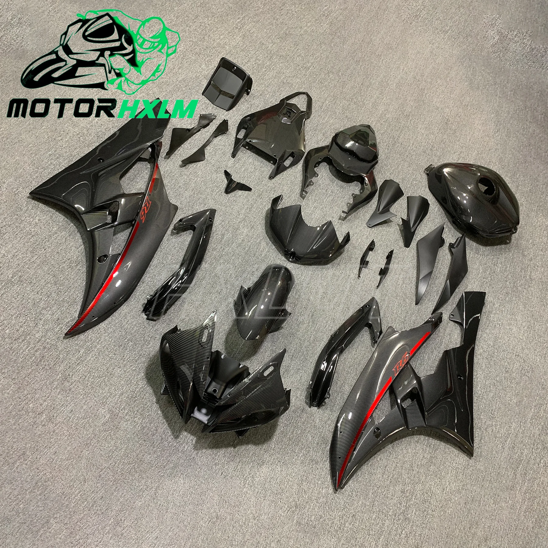Pour For YZFR6 2006 - 2007 year 07 06 Motorcycle Fairing for YAMAHA and 2006 matte Black Fairings YZFR6 2007 Body Kits Unpainted