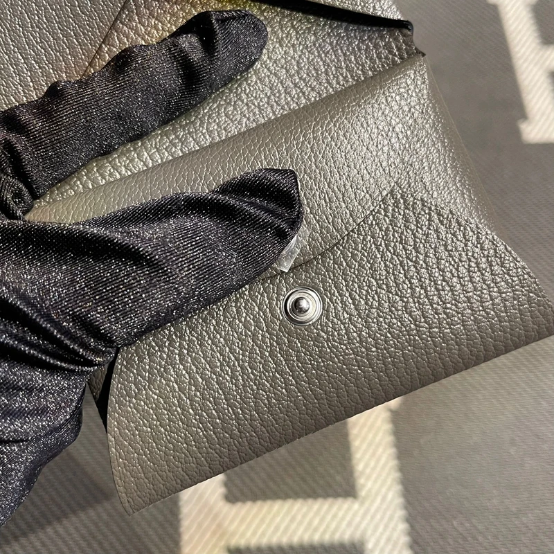 Dompet Kompak Kulit Asli Kulit - Women Bags Grey ulasan dan harga