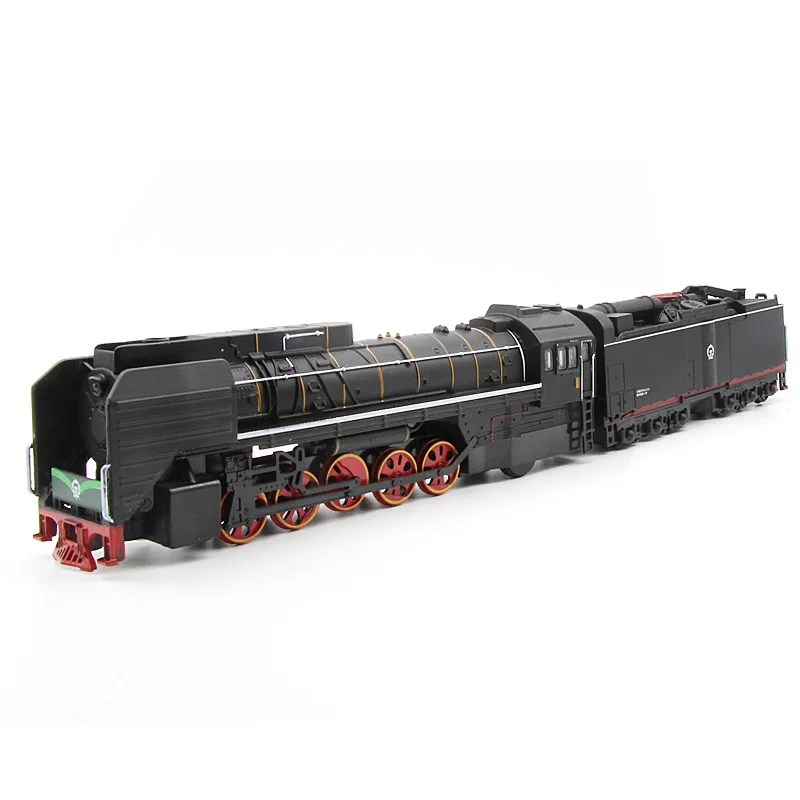 Dongfeng Locomotive Metal Train Diesel Model Traction Steam Train Sound And Light Toy Boy\'s Birthday Gifts