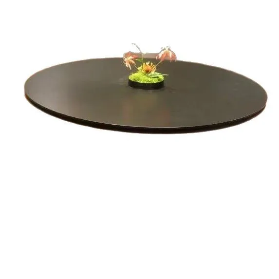 

3 meters dining table hotel restaurant box club new Chinese solid wood turn