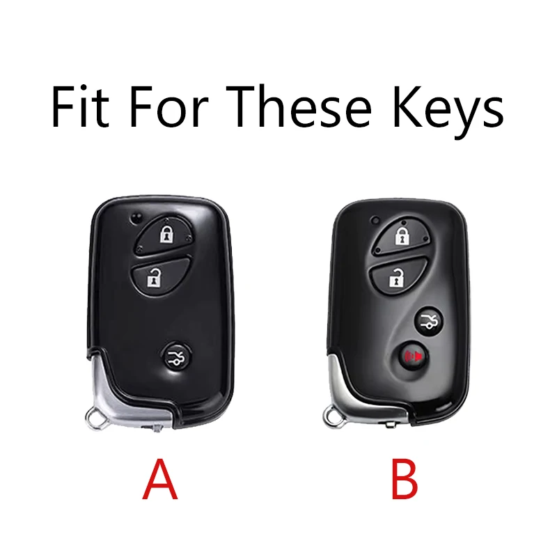 For Lexus Key Fob Cover Zinc Alloy Case Shell for Lexus GX460 RX350 IS250 LX570 ES350 IS350 GS430 GS300 GS450h Key Protector