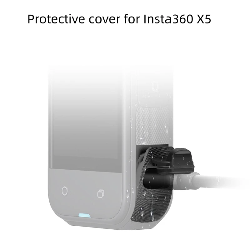 

Suitable for insta360 X5 battery cover USB charging side cover, water-splashed rainy day accessory