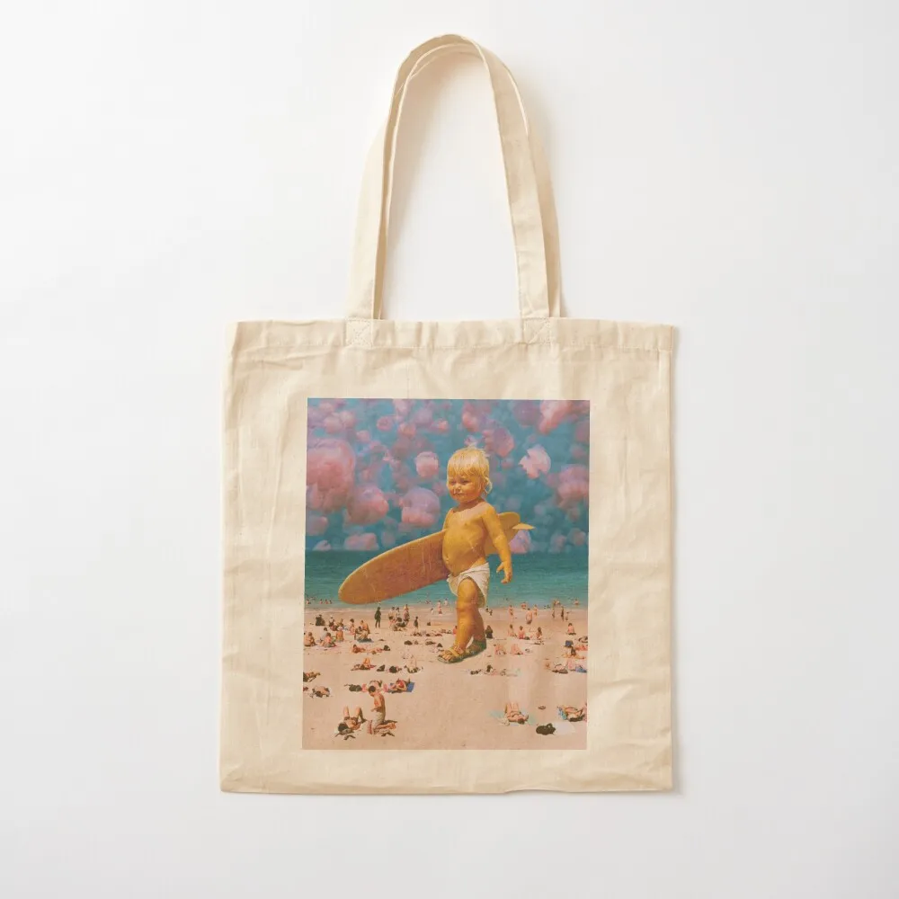 

Baby surfer Tote Bag Lady bags Lady bag shopping cart bags tote bag custom