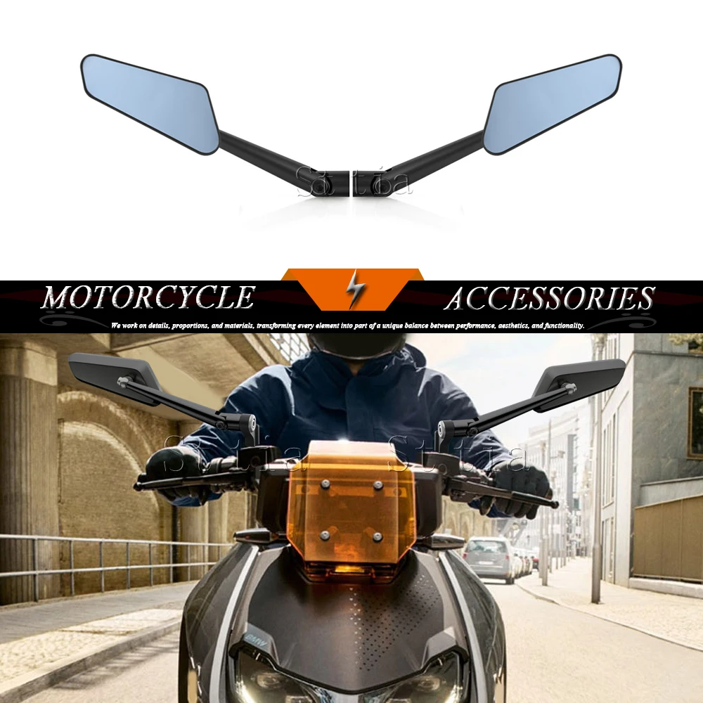 

New CE04 Motorcycle Accessories Mirrors Black Wind Wing Adjustable Rotating Rearview Mirror For BMW CE04 CE 04 ce04 2021-2025