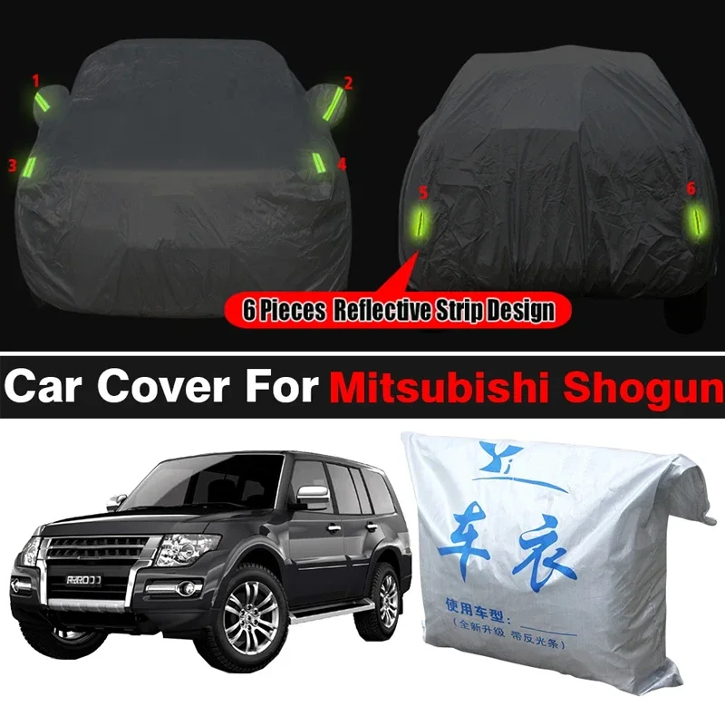 

Car Cover Outdoor Anti-UV Sun Shade Snow Rain Wind Protect SUV Cover For Mitsubishi Pajero Shogun Montero