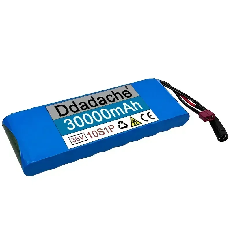 100% genuine New 36V 30000mAh 10S1P 18650 lithium-ion rechargeable battery pack 20A with BMS electric scooter and bicycle