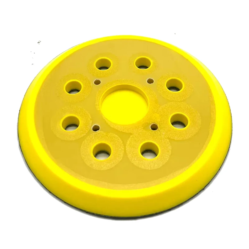 5 Inch 125mm 8 Holes 3/4 Nails Backing Pad Hook & Loop Sanding Pads for Fits Air Sander Power Sander Polisher Tools