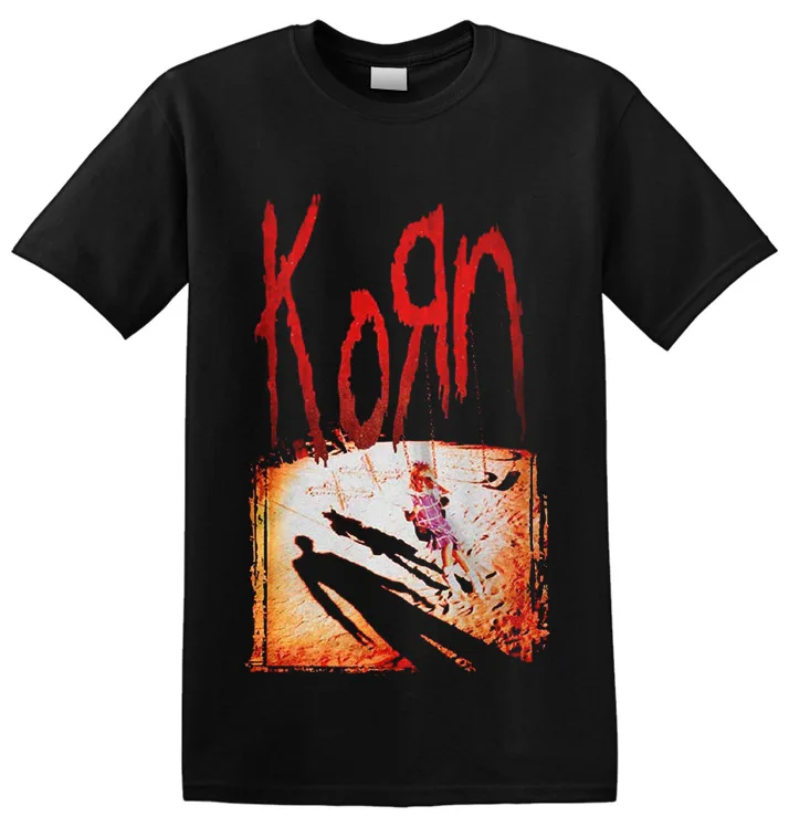 KORN - \'Korn\' t-shirt Tees alta qualità 100% cotone manica corta