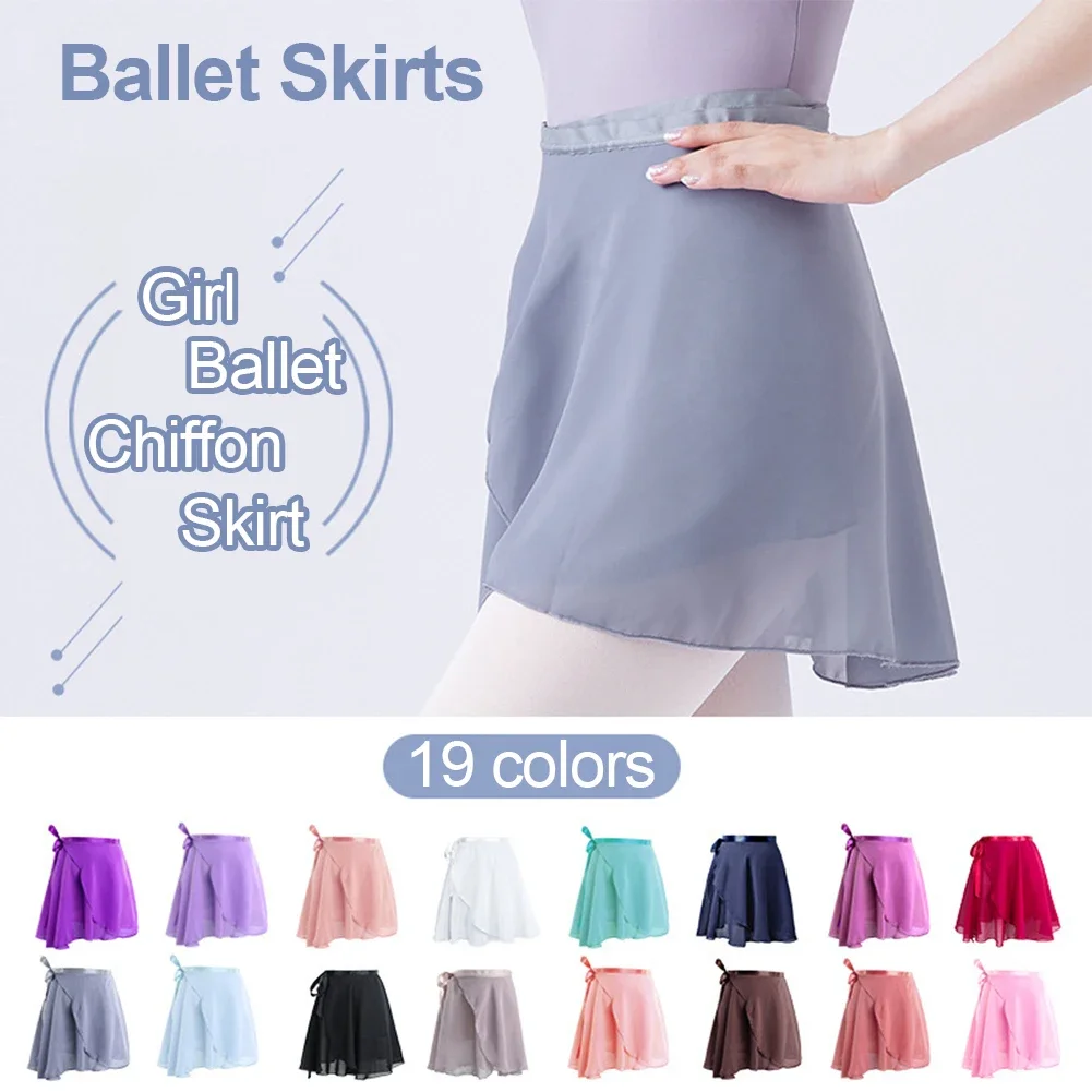 Ballet Tied Skirt Dance Tutu Ballerina Dance Class Costumes Gymnastics Leotard Dancewear