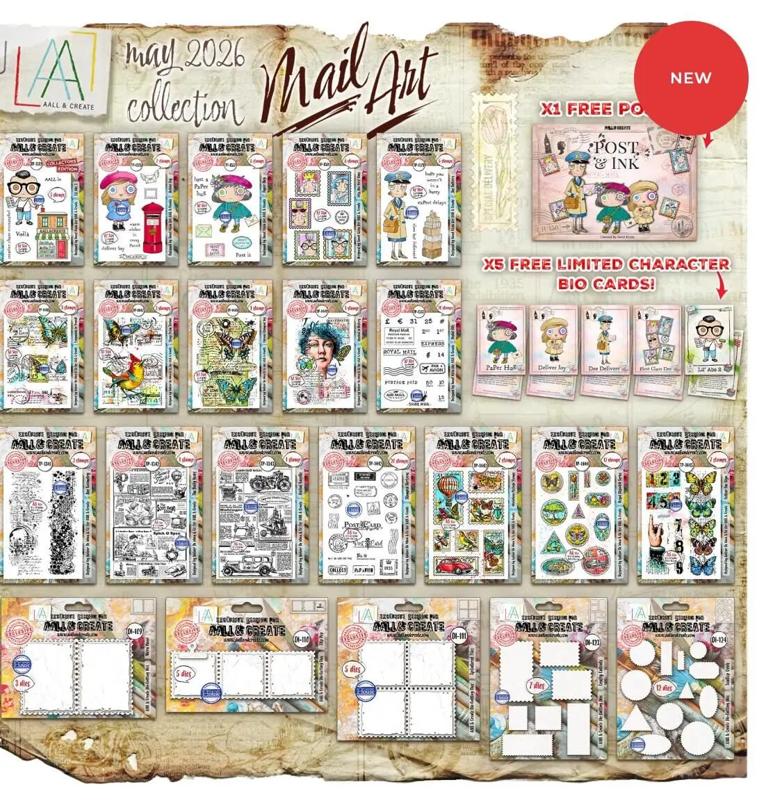 

Autour de Mwa Geary Cutouts Metal Cutting Dies Clear Stamps Layering Stencil for DIY Greeting Card Making Scrapbooking Craft