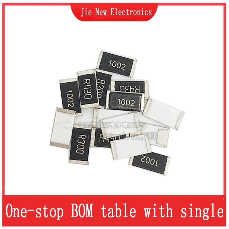 50PCS 2512 SMD 5% Resistenza 0R-10M 0.1R 0.27R 0.47R 1R 2.2R 10R 47R 100R 1K 10K 47K 82K 100K 220K 470K 750K 1M 4.7M 6.2M 9.1M