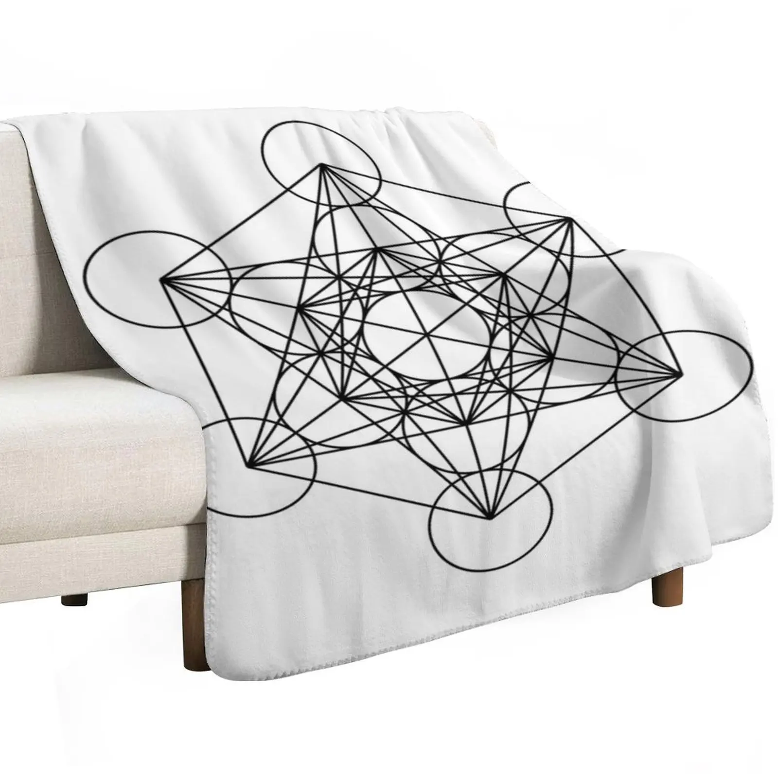 Metatron&x27;s Cube - Sacred Geometry Essential . Throw Blanket Travel Blankets For Baby Comforter Camping Blankets