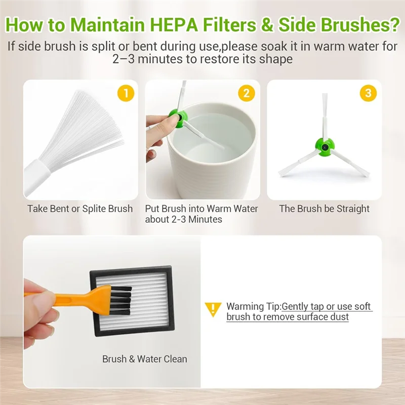 قطع غيار BAAO لـ Irobot Roomba I7 I7+ I2 I3 I3+ I4 I4+ I6 I6+ I8 I8+/J7 J7+ E5 E6 E7 I,E & J مكنسة كهربائية