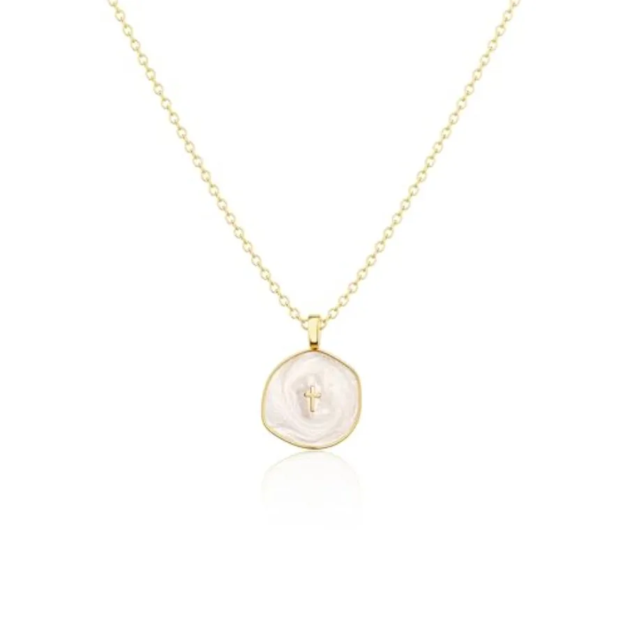 

Cross Necklace for Women-Dainty Simple 14k Plated Cross Pendant Cute Necklaces for Women Jewelry