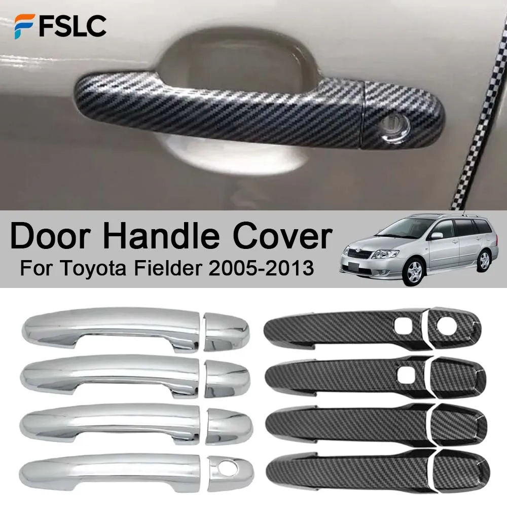 

Cars Accessories Door Handle Cover For Toyota Fielder 2005-2013 Car Decoration Exterior Styling Upgrade Modify A Car