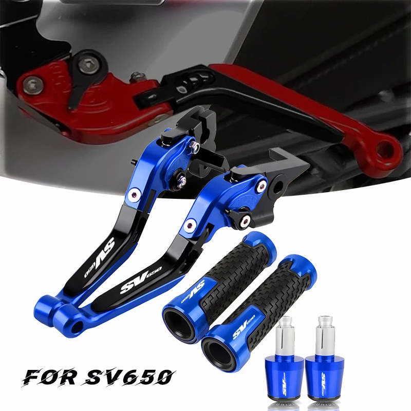 

Brake Clutch Levers Handle Bar Grips Ends For SV650 SV 650 SV650S 2013 2014 2015 2016 2017 2018 2019 2020 2021 2022 2023