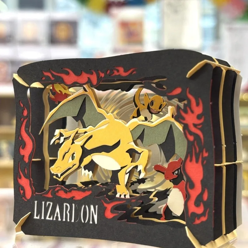 ポケモン-リザードン-オーナメント-限定装飾品-漫画-かわいい-diy-材料パック-手作りギフト-ギフトキット-知育玩具