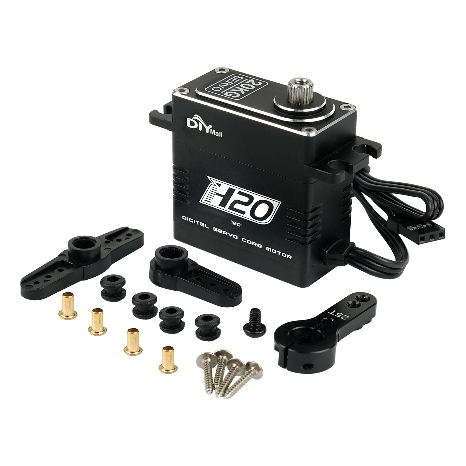 20 كجم أجهزة رقمية بدون فرش BLS-H20 الصلب والعتاد كامل CNC أجهزة رقمية ل 1/8 1/10 1/12 RC سيارة شاحنة هليكوبتر روبوت