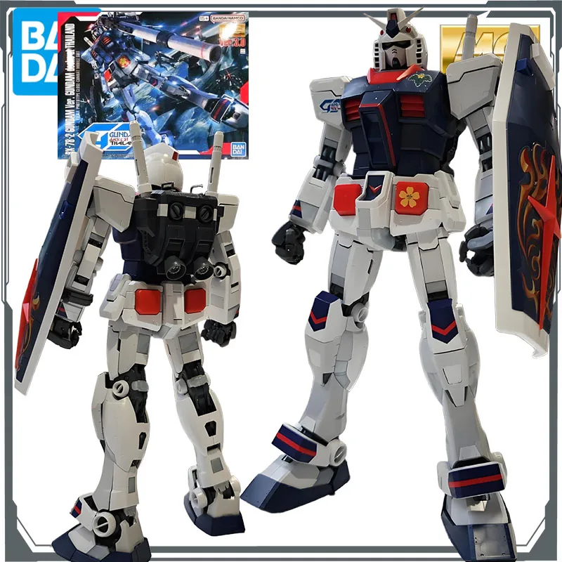 

Bandai Original MODEL KIT GUNDAM MG RX - 78 - 2 GUNDAM Ver.3.0 [GUNDAM THAILAND] 1/100 Anime Action Figure Assembly Model Toys