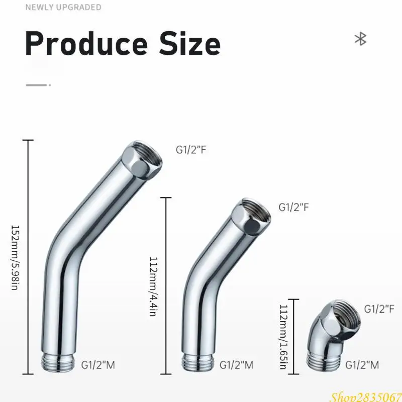 3 صغار محول كوع رأس الدش متعدد الأغراض مع 135 درجة قابلة للتعديل لتجربة دش مرنة 831F