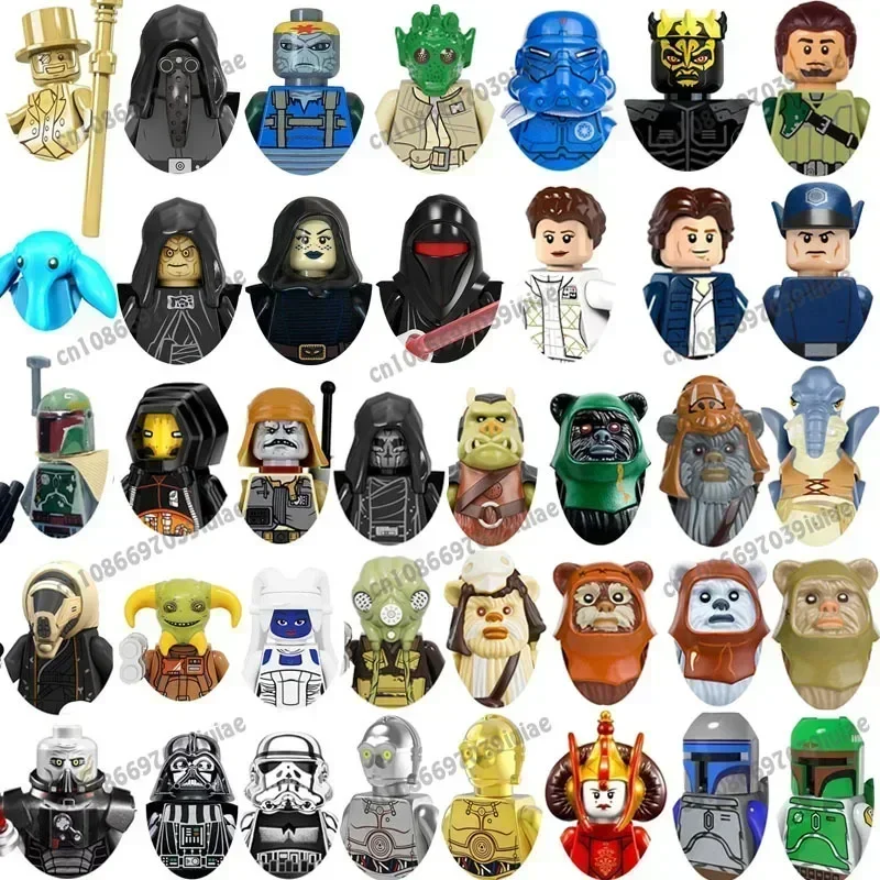 

BEAST KINGDOM Count Dooku Obi-Wan Robot Figure Toy Bricks Assembling Doll Building Blocks Birthday Present PG635 PG640