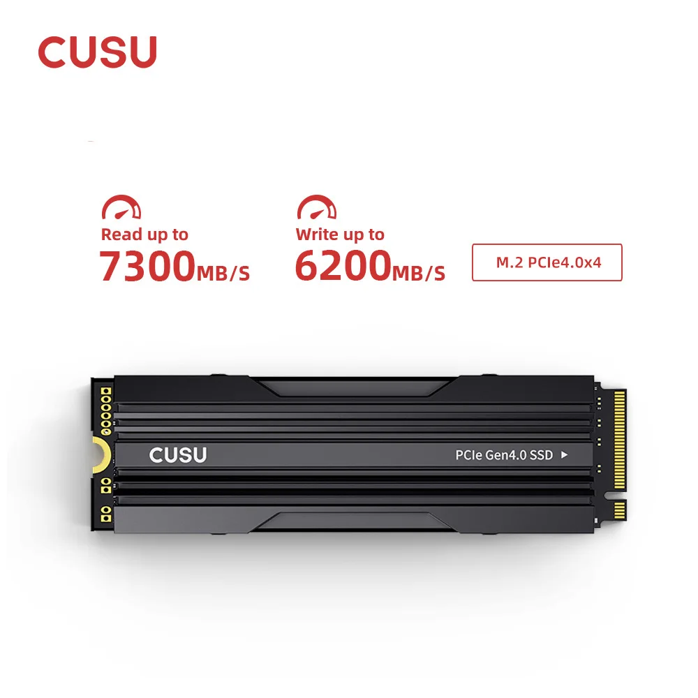 CUSU SSD 1TB NVMe M2 SSD 2TB 4TB Hard Drive M.2 2280 PCIe4.0 Solid State Disk for PS5 Desktop