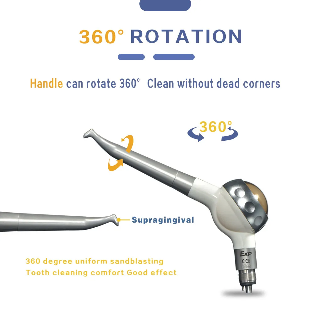 Exp sprzęt stomatologiczny jednostka profii powietrza wybielanie zębów/czyszczenie Spary polerka Jet higiena jamy ustnej Prophy narzędzie do