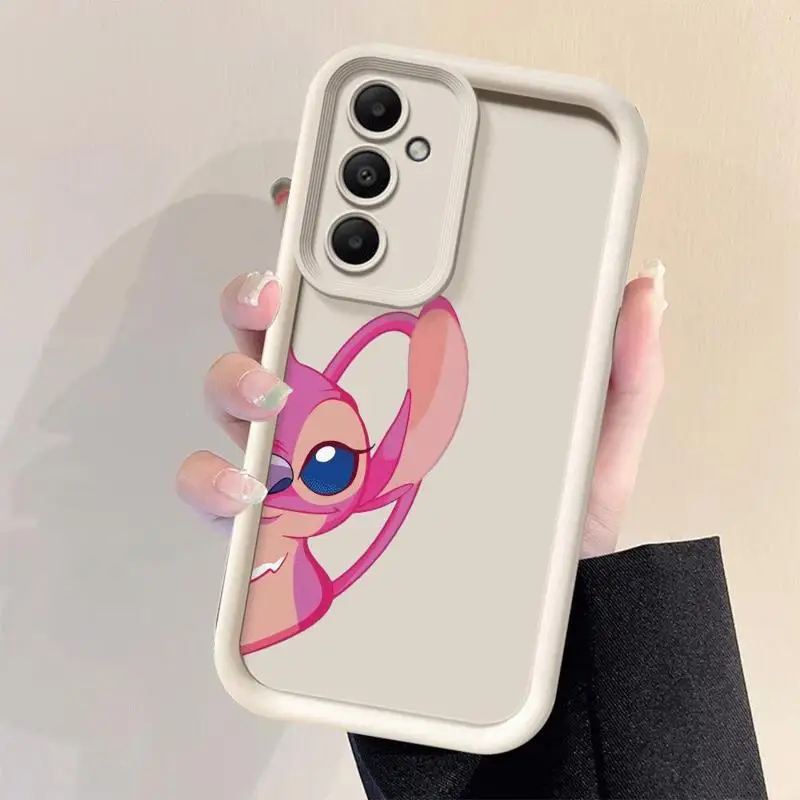 Phone Case for Samsung Galaxy A15 A25 A35 A55 A51 A71 A72 A73 A52 A52s A53 A54 5G TPU Silicone Soft Disney Lilo Stitch